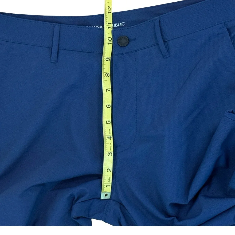 Banana‎ Republic Mens Core Temp Navy Blue Performance Pants 32x32 Slim Fit